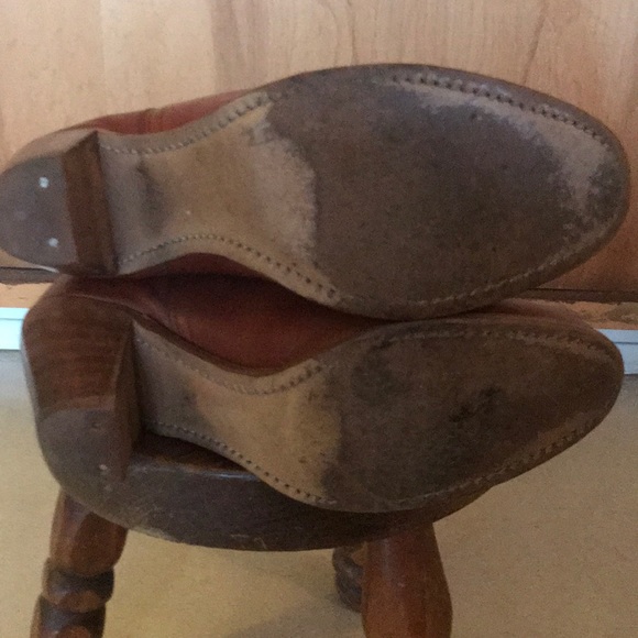 SOLD. Vintage Dexter Leather Cuffed Boots - Picture 6 of 10